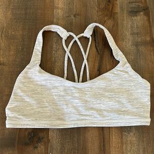 Grey lululemon sports bra